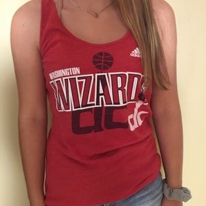 Adidas brand Wizards basketball team tanktop